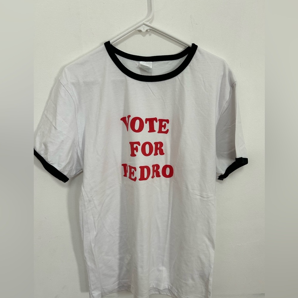Vote For Pedro Ringer Graphic T-Shirt Size XL